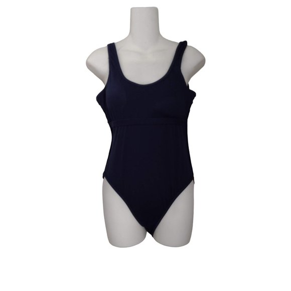 Royal Blue & Gold Fab One piece swimming suit - Picture 3 of 4